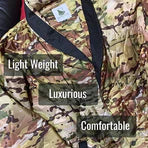 Rhodesian Brushstroke Camouflage Smoking Jacket