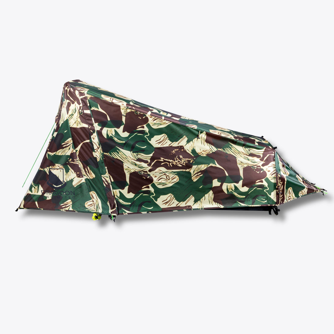 one man bivvy tent Dragoon Unlimited Ridgeback One Person Camping, Hunting Tent, Bugout B