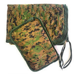 "Leatherneck" MARPAT (Marine Pattern) Camo, 3-Sided Zippered Poncho Liner with Zippered Headport, Stuff and Head Pad