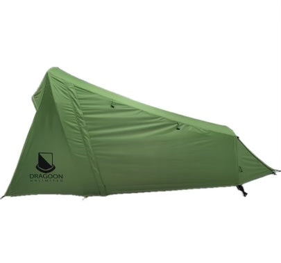 Dragoon Unlimited Ridgeback One Person Camping, Hunting Tent, Bugout Bivy & Survival Shelter (Emerald Green)