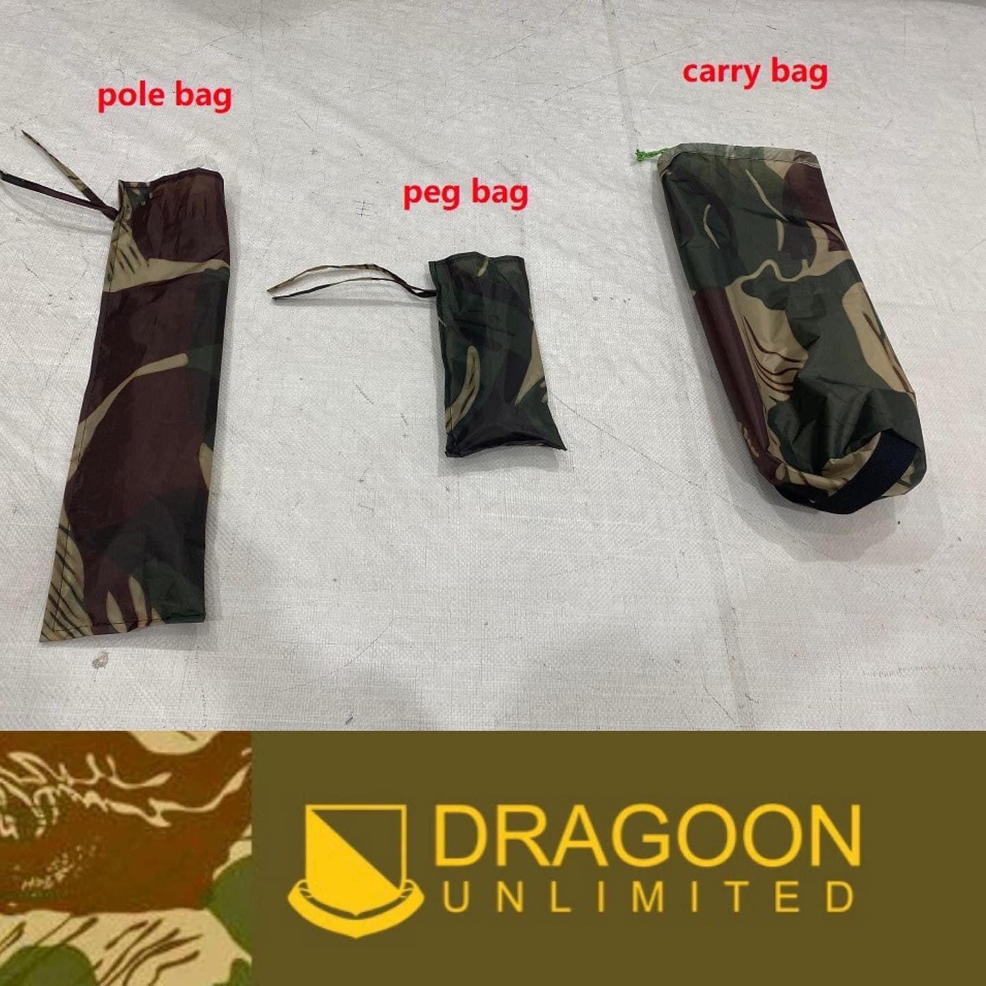 Dragoon Unlimited Ridgeback One Person Camping, Hunting Tent, Bugout Bivy & Survival Shelter (RBS Camouflage)