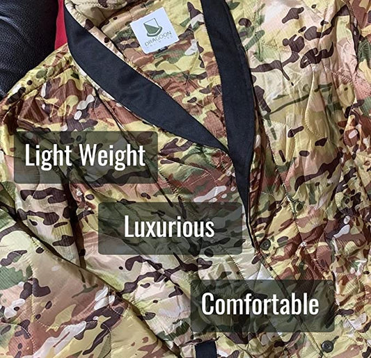 Woodland Camouflage Smoking Jacket