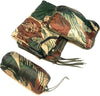 "Fire Force" Rhodesian Brushstroke Camo, 3-Sided Zippered Poncho Liner with Zippered Headport, Stuff and Head Pad