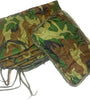 "Reforger" Woodland Camo, 3-Sided Zippered Poncho Liner with Zippered Headport, Stuff and Head Pad